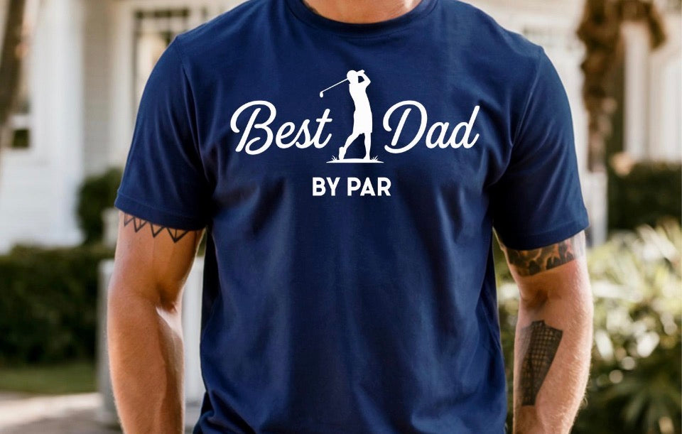 Best Dad By Par Graphic Tee
