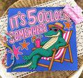 5 O’ Clock Somewhere Gator Graphic Tee