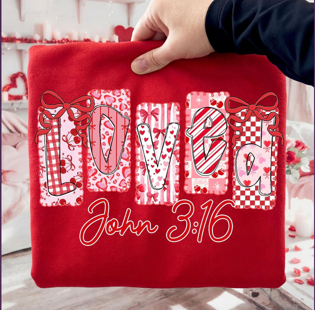 Valentines John 3:16 - Women’s Graphic Tee