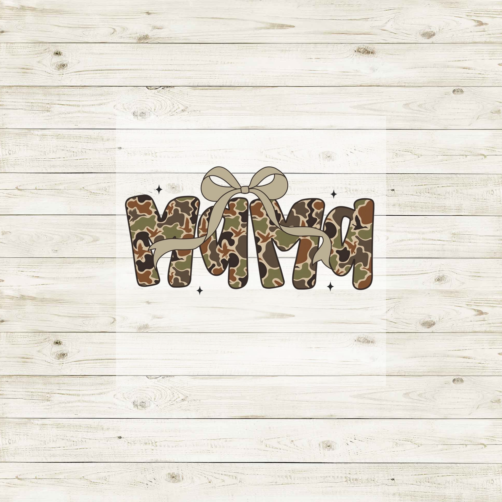 Coquette Camo Mama - DTF Transfer