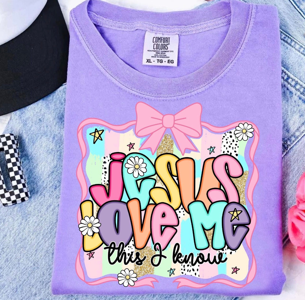 Coquette Jesus Loves Me This I Know - Women’s Graphic Tee