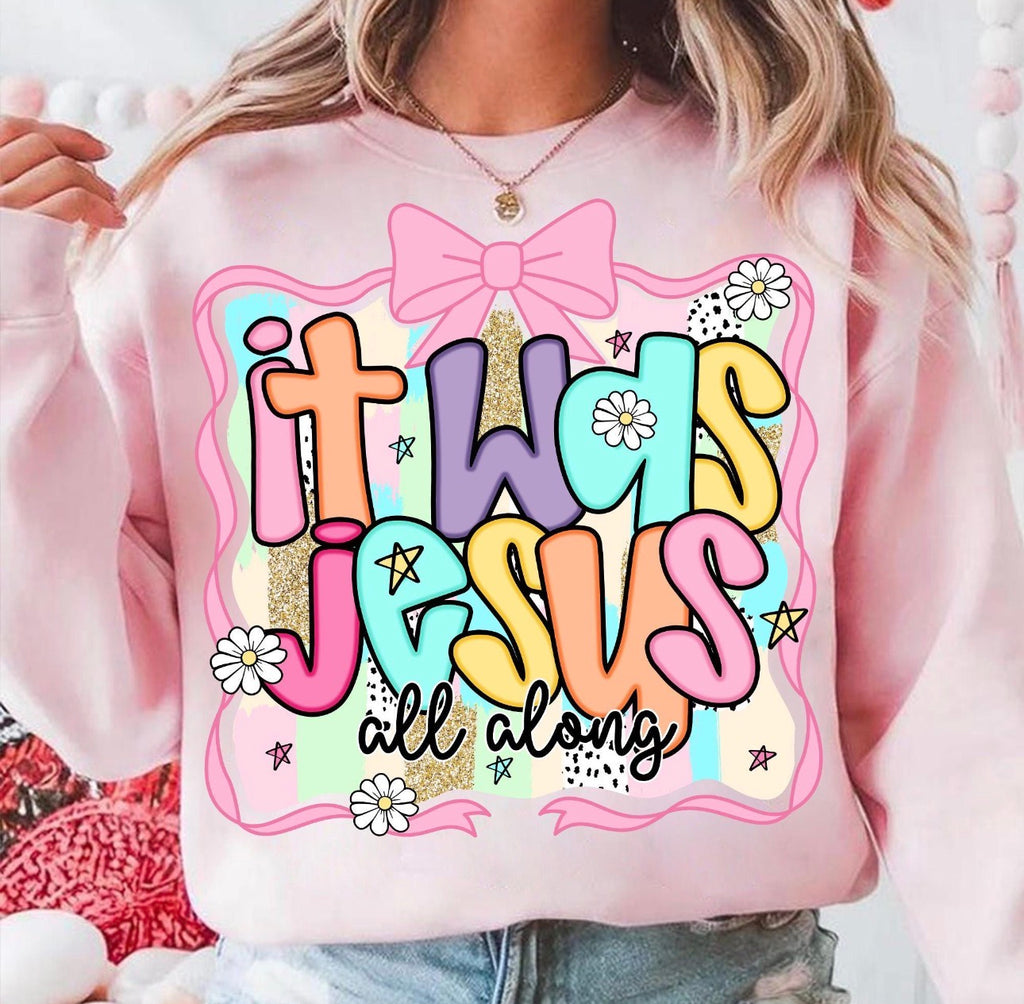 Coquette It Was Jesus All Along - Women’s Graphic Tee