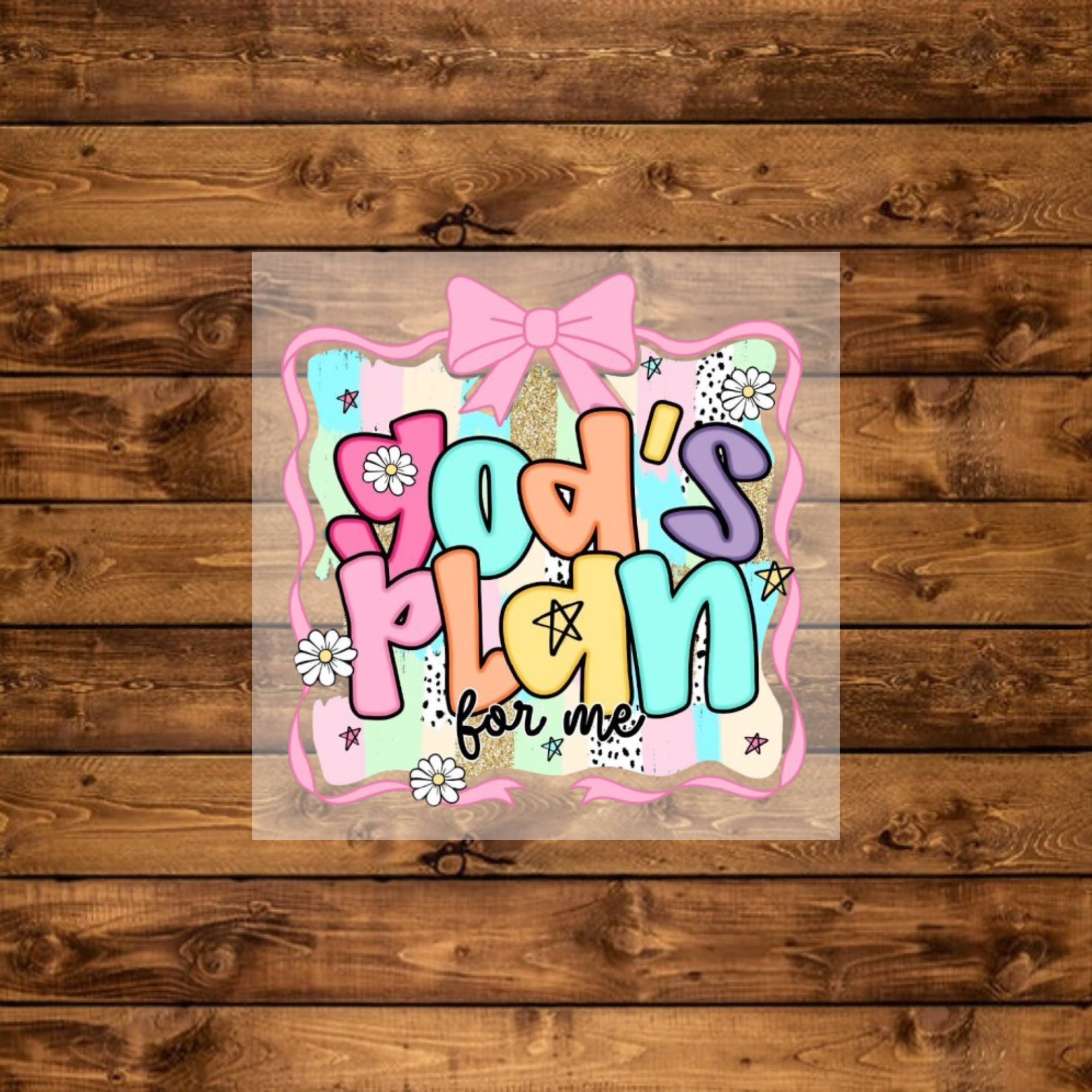 Coquette God’s Plan - DTF Transfer