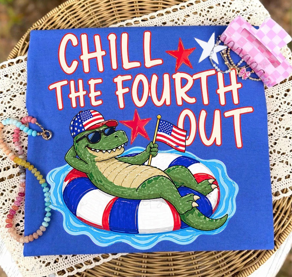 Chill The Fourth Out Graphic Tee