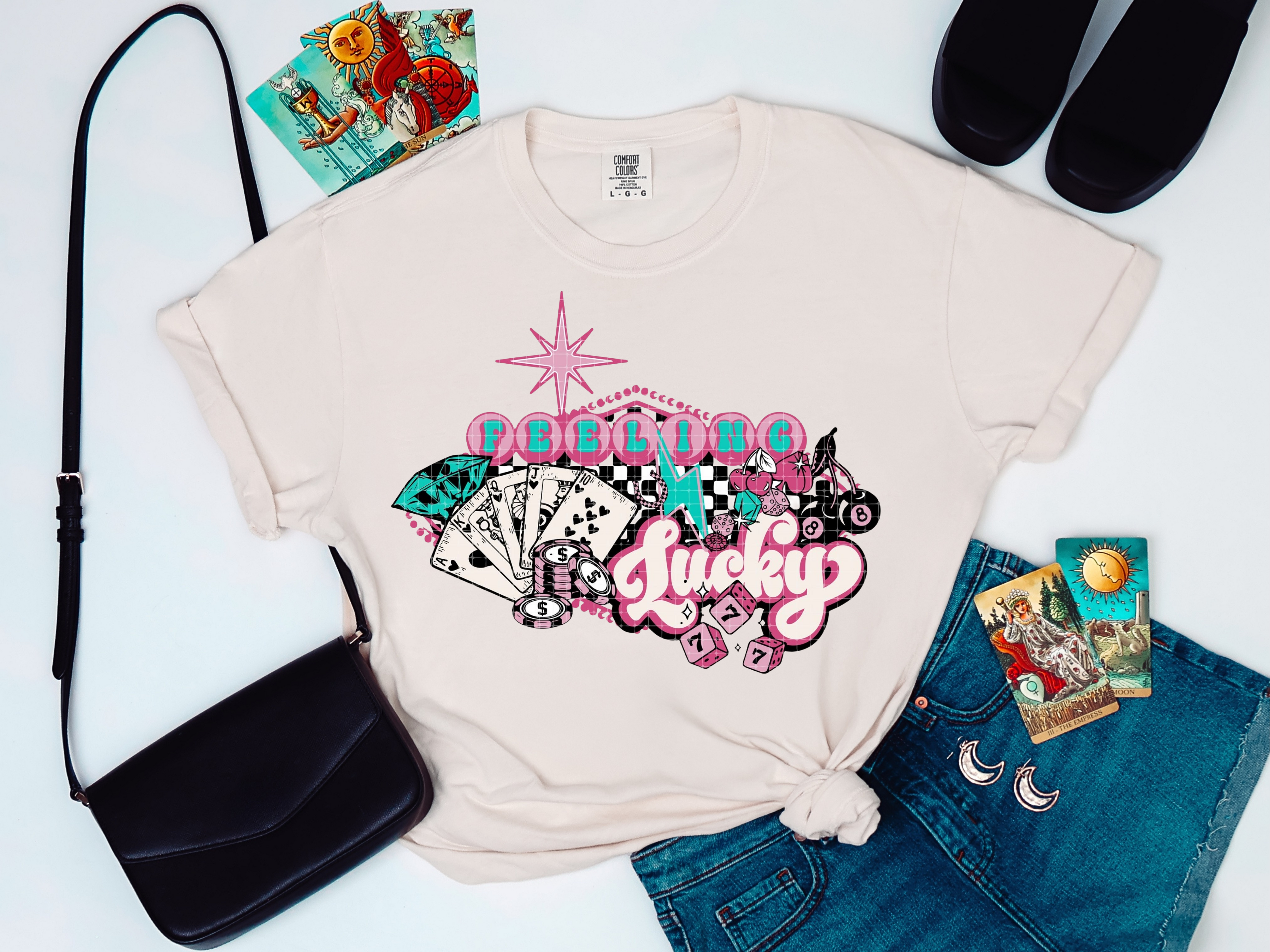 “Feeling Lucky” Retro Western- DTF Transfer