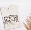 “Jesus” Preppy Bow & Camo  - DTF Transfer