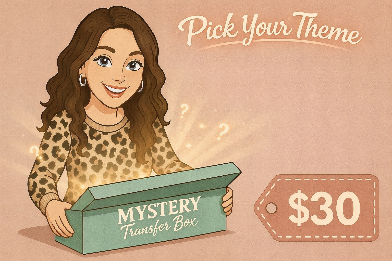 Press, Peel & Pretty - Mystery Transfer Box