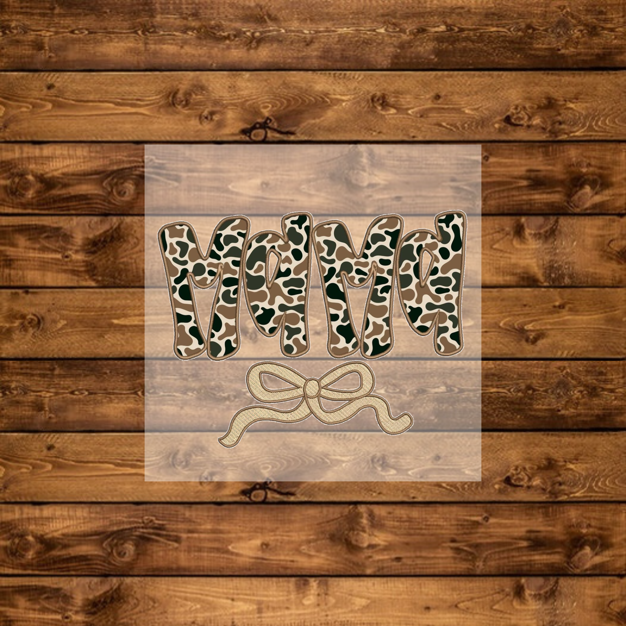 Coquette Duck Camo Mama - DTF Transfer