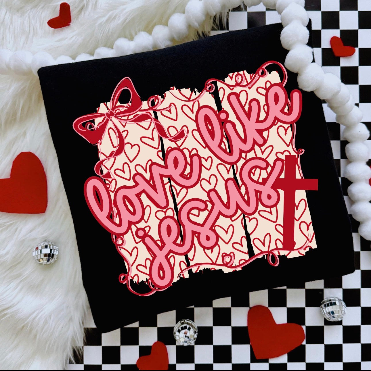 Preppy Love Like Jesus -  Women’s Graphic Tee