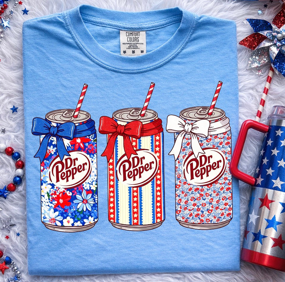 Patriotic Dr Pepper Trio Graphic Tee